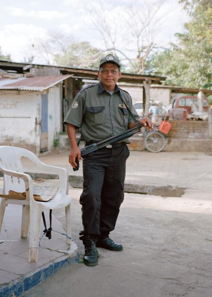Tight security. Photo: Carlos Jaramillo