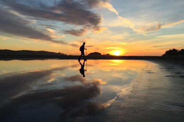 Exploring Vargas Island.