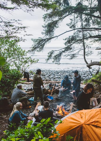 Breakfast on Sombiro Beach.